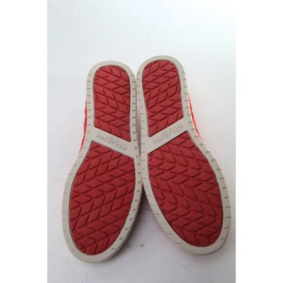 Koolaburra Sneakers Eyelet Red Women's Shoes Sz 8