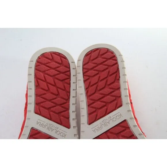 Koolaburra Sneakers Eyelet Red Women's Shoes Sz 8
