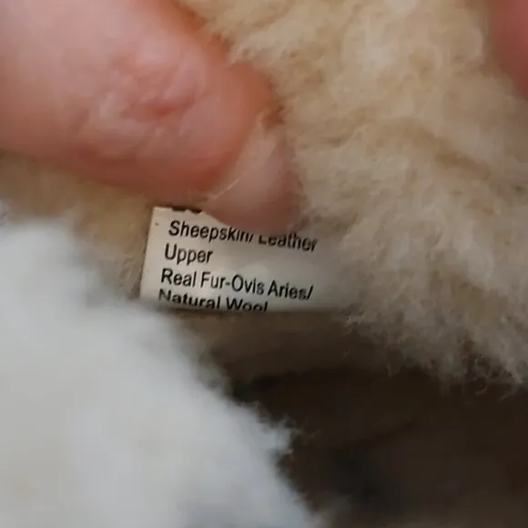 Koolaburra × Uggs La Volta winter boots sheepskin and real fur wool size 6