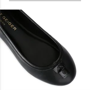 Kurt Geiger Brixton Ballerina Drench Women's Black Ballet Flats