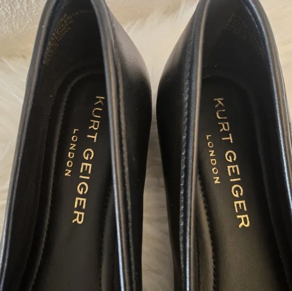 Kurt Geiger Brixton Ballerina Drench Women's Black Ballet Flats