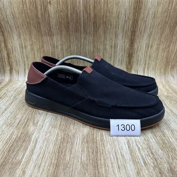 Kuru Pace Men's Size‎ 11.5 Shoes Athletic Black Brown Slip On Sneakers Casual