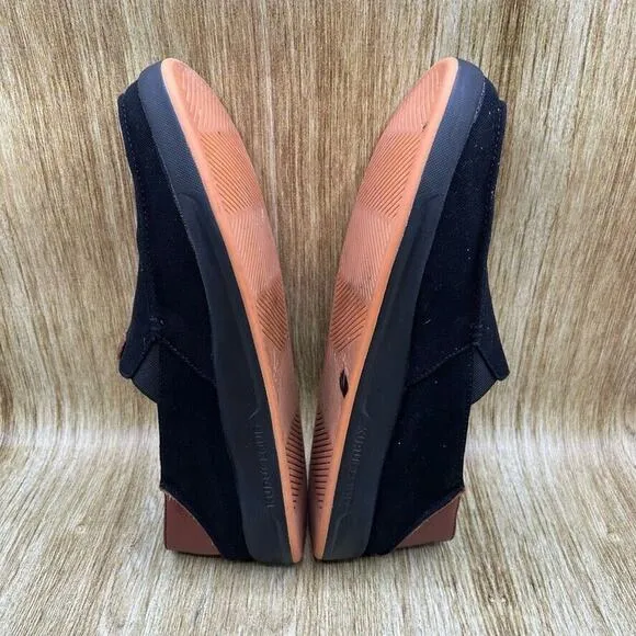 Kuru Pace Men's Size‎ 11.5 Shoes Athletic Black Brown Slip On Sneakers Casual