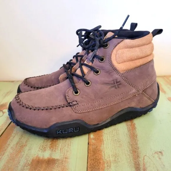 Kuru Quest Suede Leather Lace-Up Orthotic Hiking Outdoor Boots