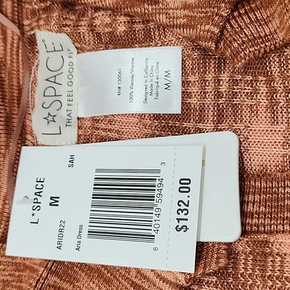 L * SPACE Aria Dress NWT