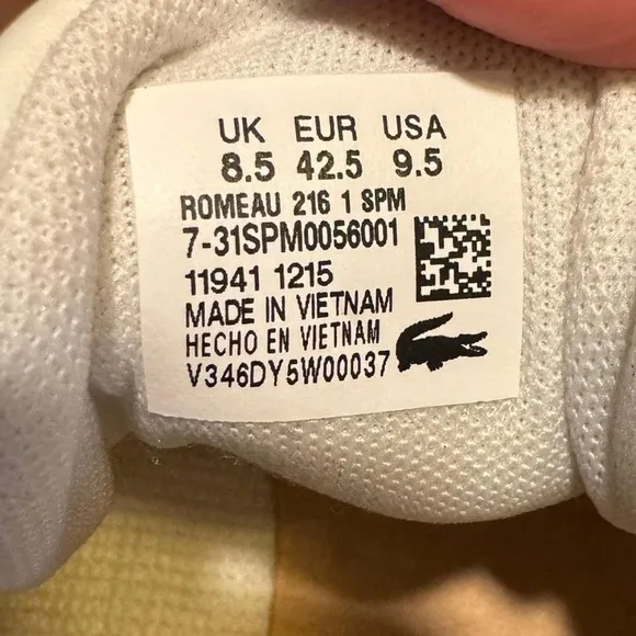 Lacoste Men's White Sneakers