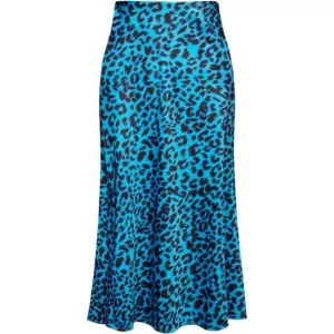 Leopard Skirt for Women Leopard Blue