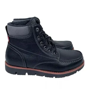 Levi's Mens Dean SH Vegan Leather Lace Up Moc Toe Rugged Casual Boot S147