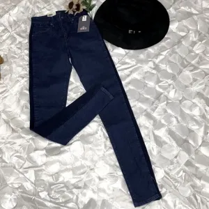 Levi's Made &amp; Crafted High Rise Skinny 721 Jeans With Knit Leg Trim 25/32 NWT
