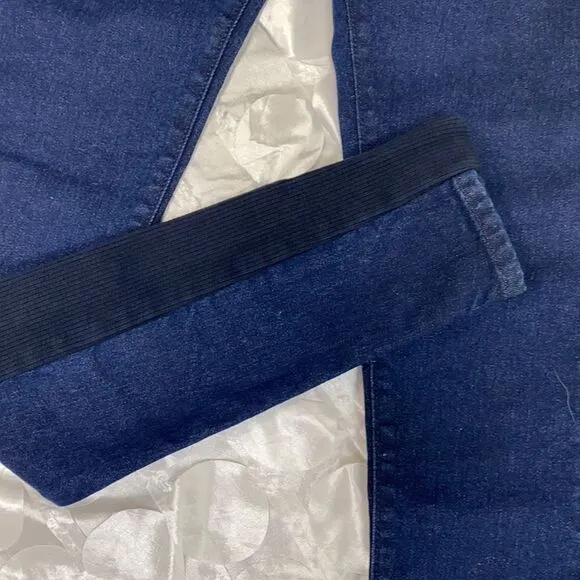 Levi's Made &amp; Crafted High Rise Skinny 721 Jeans With Knit Leg Trim 25/32 NWT