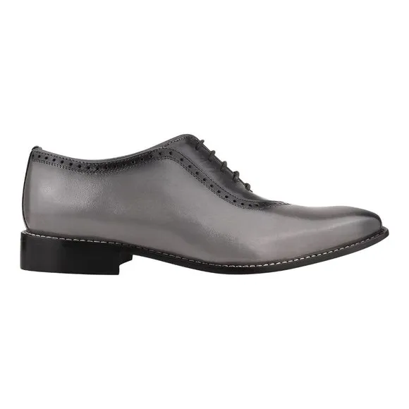LIBERTYZENO Grey Mens Oxford Dress Shoes