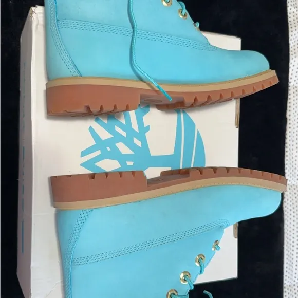 Limited edition Tiffany Blue Timberland Boots