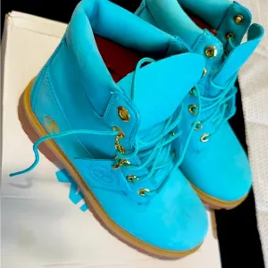 Limited edition Tiffany Blue Timberland Boots