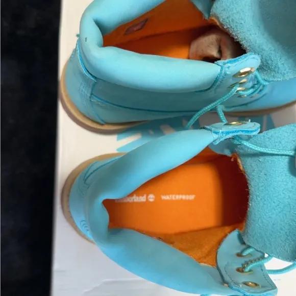 Limited edition Tiffany Blue Timberland Boots