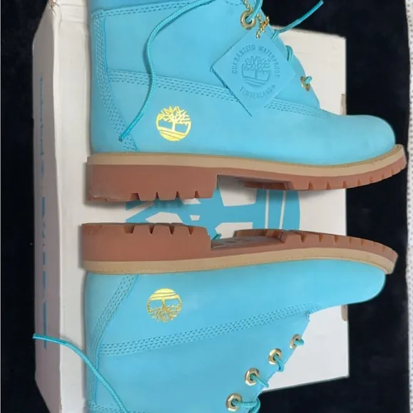 Limited edition Tiffany Blue Timberland Boots