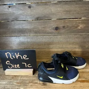 Little Kids Nike Air Max 270 Navy Blue Athletic Casual Sneakers Shoes Size‎ 7 C