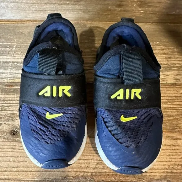 Little Kids Nike Air Max 270 Navy Blue Athletic Casual Sneakers Shoes Size‎ 7 C