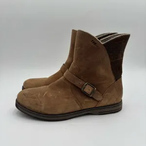 L.L. Bean Boots Women’s 9 Brown Leather Casual Mid Park Ridge Buckle Tek 2.5