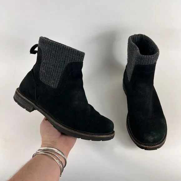 L.L Bean East Point Chelsea boots women's size 7 black leather ankle booties