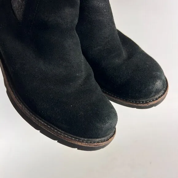 L.L Bean East Point Chelsea boots women's size 7 black leather ankle booties
