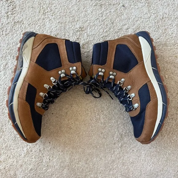 LL Bean Mountain Classic Mens Brown Waterproof Hiking Boots Camping Outdoors