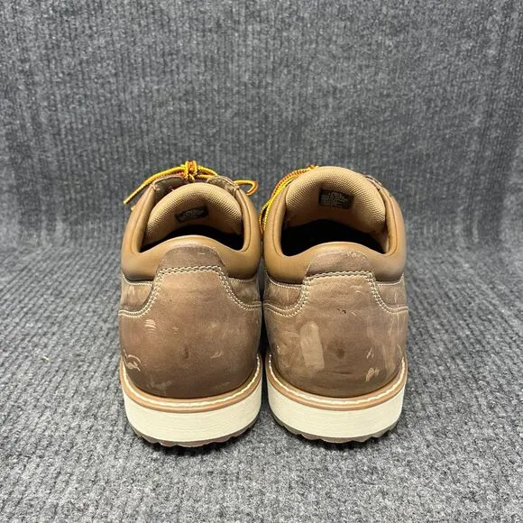 L.L. Bean Stonington Moc Toe Casual Oxford Shoes Brown Leather Mens 13 WIDE