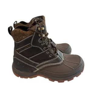 LL Bean Storm Chaser 4 Mens Brown Leather Waterproof Insulated Winter Boot size9