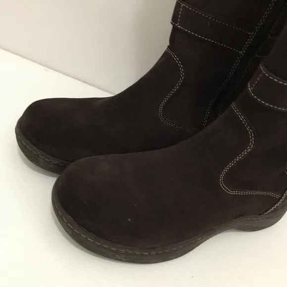 LL Bean Tek2.5 2 Buckle Tall waterproof Lined Winter Boots Women’s Size 8 EUC