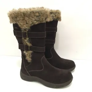 LL Bean Tek2.5 2 Buckle Tall waterproof Lined Winter Boots Women’s Size 8 EUC
