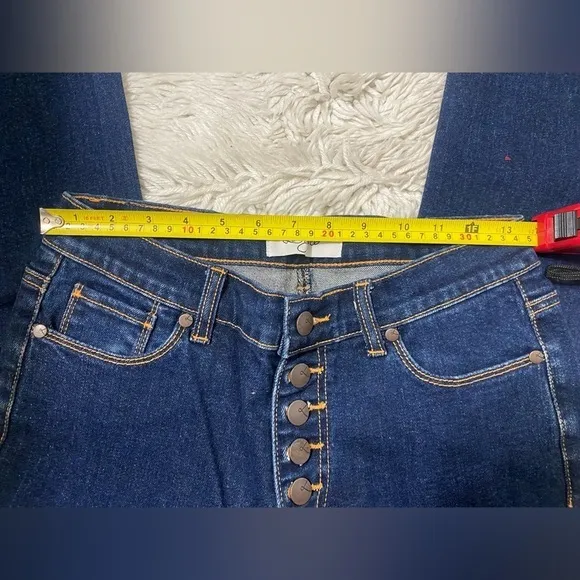 Lola jeans high Rise Straight leg Denim Cropped Jeans​​​​​