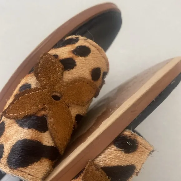 Louis Vuitton Brown and Black Sandals with Plush Straps