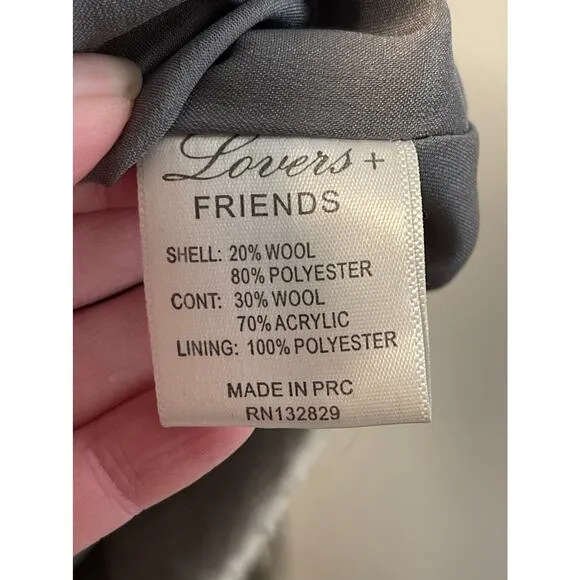 Lover   Friends Charlie Jacket Size Medium