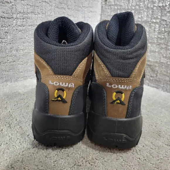 Lowa Gore-Tex Mid Women's Size 7.5 US Brown Leather Waterproof Hiking Boots 1244