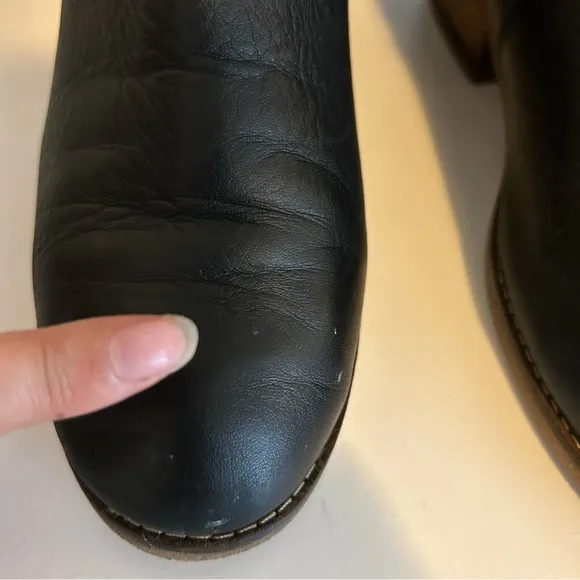 Lucky Brand Timinii black genuine leather knee high riding boots S 7.5 EU 38