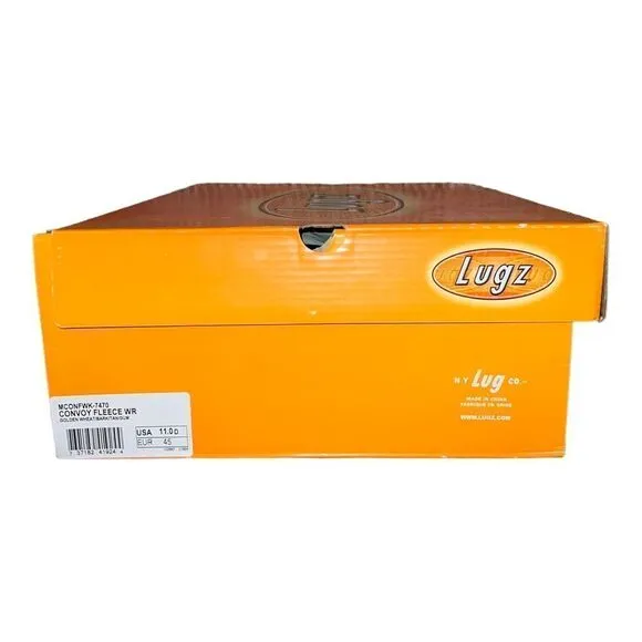 Lugz Men’s Convoy 6-Inch Boots Golden Wheat Tan 11M New