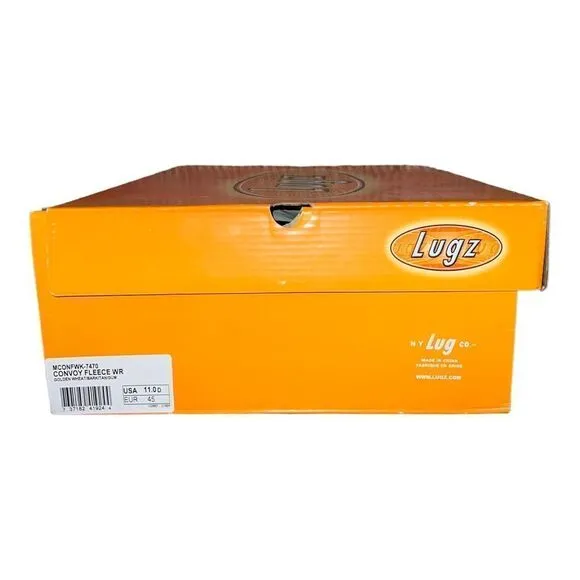 Lugz Men’s Convoy 6-Inch Boots Golden Wheat Tan 11M New