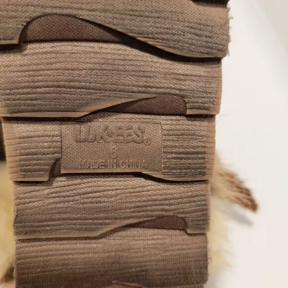 Lukees by Muk Luks Sigrid Leela Too Women's Faux Fur Winter Boots Size 8