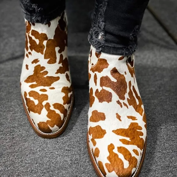 Luxxe Design Shoes Cow Leather Boots.