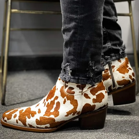 Luxxe Design Shoes Cow Leather Boots.