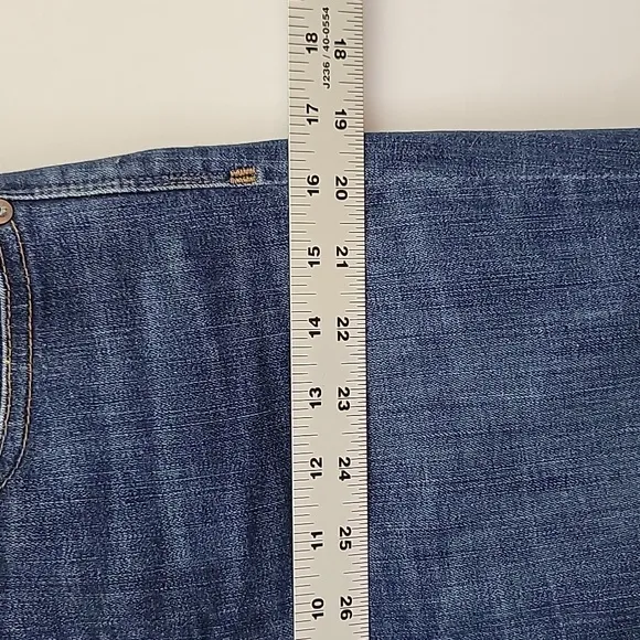 Madewell Jeans 9&quot; High Rise Button Fly Frayed Cuffs Size 27T