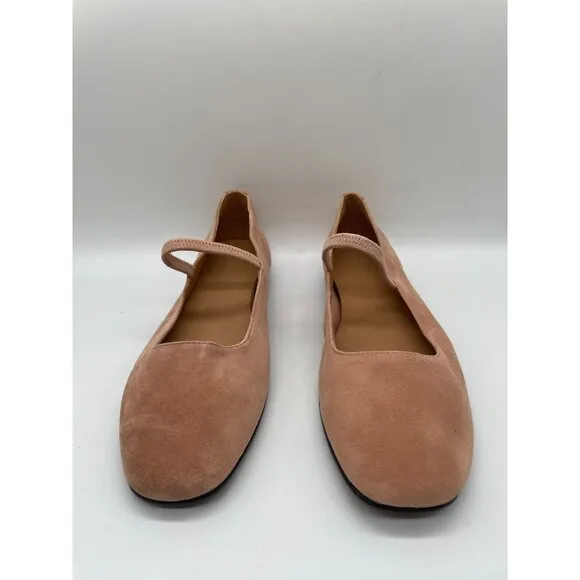 Madewell The Greta Ballet Flat Womens Sz 7.5 Beige Nude Mary Jane