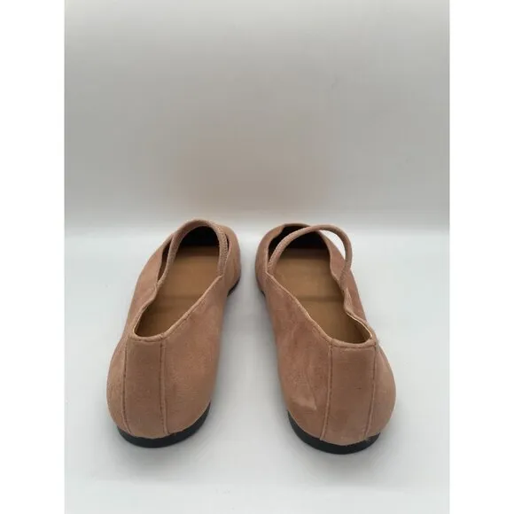 Madewell The Greta Ballet Flat Womens Sz 7.5 Beige Nude Mary Jane