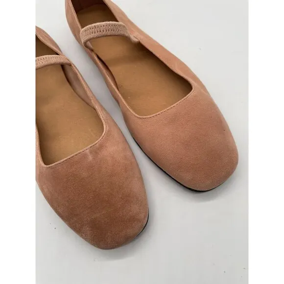 Madewell The Greta Ballet Flat Womens Sz 7.5 Beige Nude Mary Jane