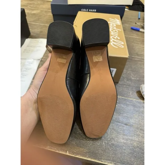 Madewell The Nettie Heeled Mary Jane In True Black Size 7.5