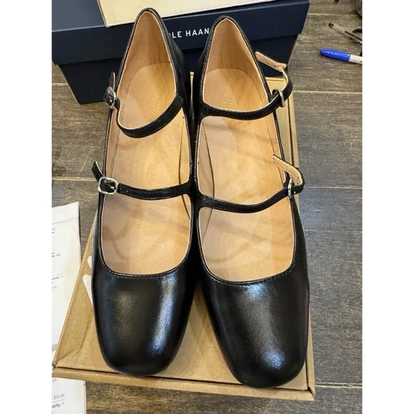 Madewell The Nettie Heeled Mary Jane In True Black Size 7.5