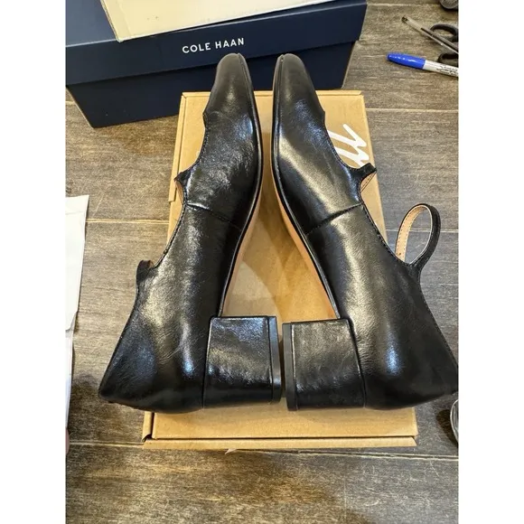 Madewell The Nettie Heeled Mary Jane In True Black Size 7.5