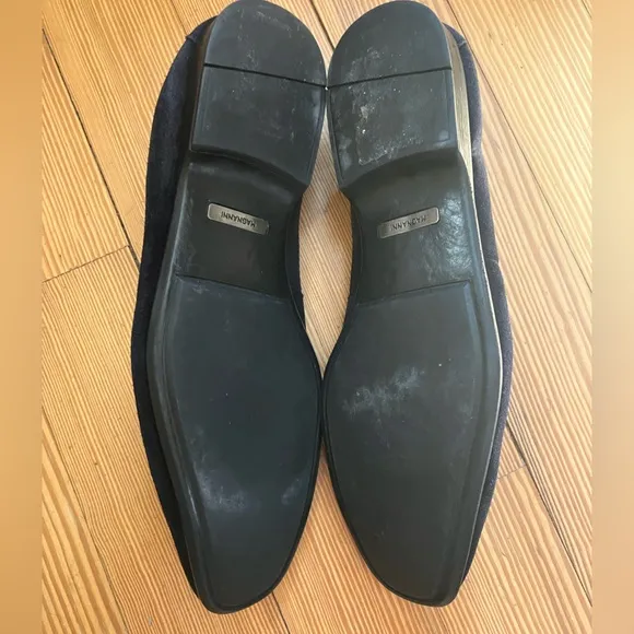 Magnanni Black Suede Loafers Sz 11.