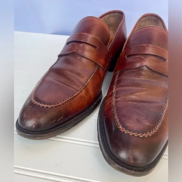 Magnanni Leather Slip on Loafer Dress Shoes, Men’s Size 12 (EU 46), style 12438