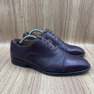 MAGNANNI Mahogany Cap Toe Lace Up Mens size 10.5 (4026) Dress Shoes