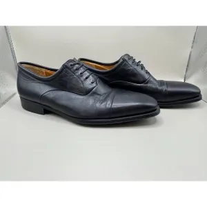 Magnanni Men's Federico Oxford Dress Shoes Black Leather US‎ 9.5 D Cap Toe